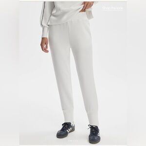 VARLEY The Slim Cuff Pant 25" White Size Small